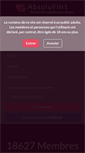 Mobile Screenshot of absoluflirt.fr