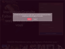 Tablet Screenshot of absoluflirt.fr